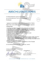 ILS Abschluss-Zeugnis Fernschule - Muster 01 - kaufen